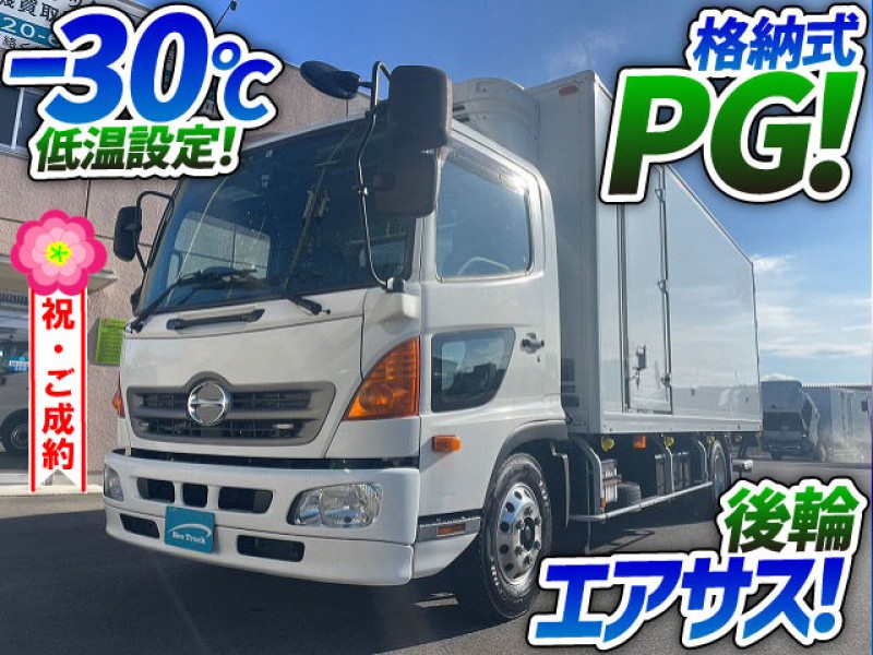 0967 H27 TKG-FC9JJAG 日野 レンジャー 冷蔵冷凍車 格納式パワーゲート -30℃低温設定 後輪エアサス サイド扉 菱重コールドチェーン 4t 中型