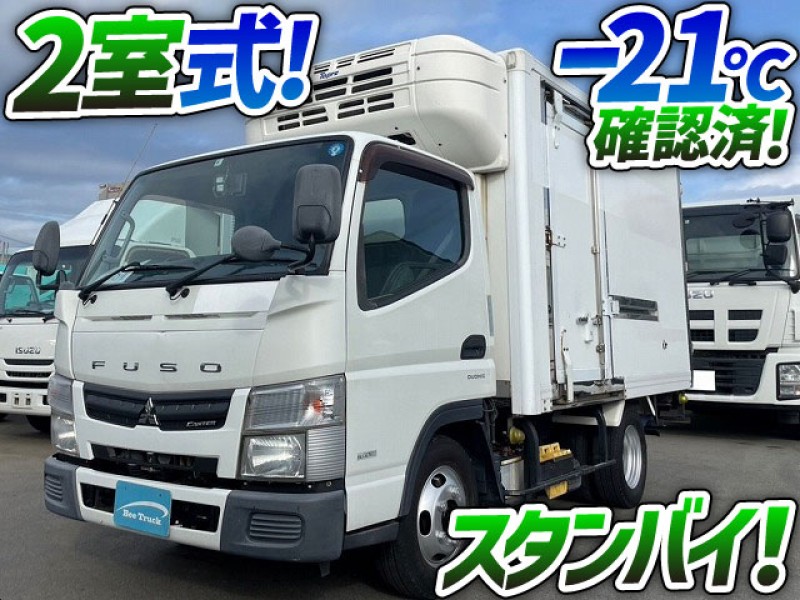 1084 H25 TKG-FBA20 三菱ふそう キャンター 冷蔵冷凍車 2室式 東プレ -30℃低温設定 スタンバイ 両側サイド扉 5トン限定 準中型免許 2t 小型