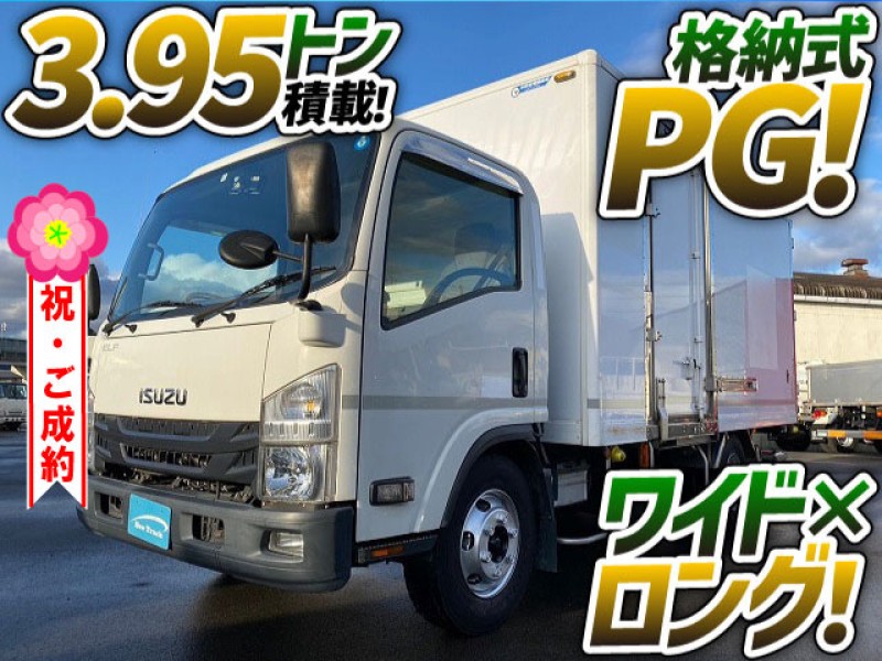 1196 H28 TPG-NPR85YN いすゞ エルフ パネルバン 格納式パワーゲート ワイド ロング サイド扉 矢野特殊自動車 3t 4t 小型 中型 ドライバン アル