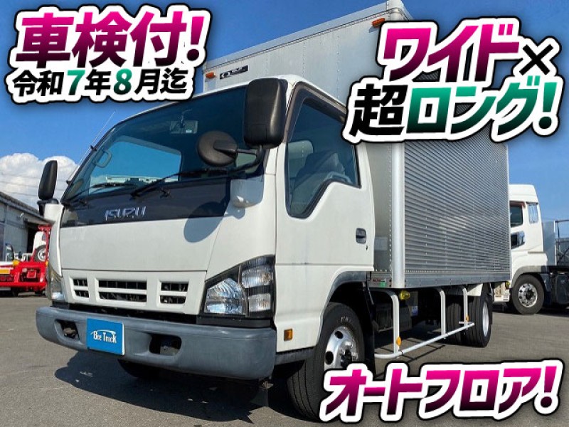 1425 車検付 令和7年8月迄 PA-NPR81N いすゞ エルフ アルミバン ドライバン パネルバン オートフロア 航空貨物 ワイド 超ロング 2t 3t 8t 小型 箱車