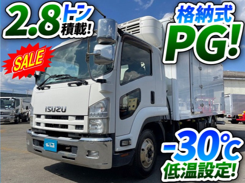 1440 H26 TKG-FRR90S2 いすゞ フォワード 冷蔵冷凍車 格納式パワーゲート PG -30℃低温設定 東プレ TOPRE ベッド付き 冷凍バン 4t 8t 中型 箱車