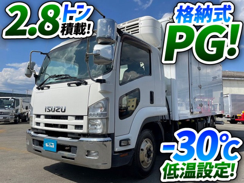 1440 H26 TKG-FRR90S2 いすゞ フォワード 冷蔵冷凍車 格納式パワーゲート PG -30℃低温設定 東プレ TOPRE ベッド付き 冷凍バン 4t 8t 中型 箱車