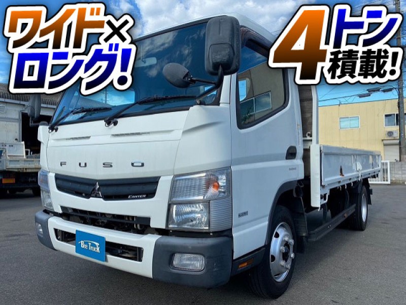 1463 H26 TKG-FEB80 三菱ふそう キャンター 平ボディ ワイド ロング 4トン積載 2t 3t 4t 7.5t 準中型免許 小型 キャブオーバー