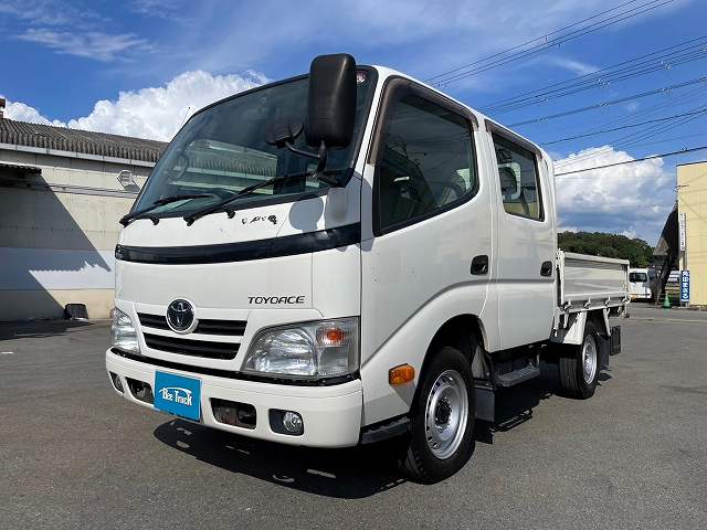 1496 H27 ABF-TRY230 トヨタ TOYOTA トヨエース ダイナ ワンオーナー 4ナンバー 1トン車 ダブルキャブ Wキャブ  乗車定員6人 ガソリン車 新型普通免許可 1t 1.5t 3.5t 小型 普通車 | 日本全国納車【BeeTruck】ビートラック