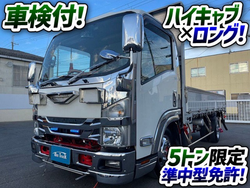 1507 車検付 H31 TRG-NLR85AR いすゞ エルフ アルミブロック 平ボディ ハイキャブ ロング 2トン積載 5トン限定準中型免許 2t 5t 小型 キャブオーバー