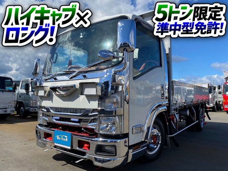 1507 車検付 H31 TRG-NLR85AR いすゞ エルフ アルミブロック 平ボディ ハイキャブ ロング 2トン積載 5トン限定準中型免許 2t 5t 小型 キャブオーバー