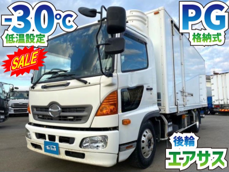 1526 TKG-FC7JJAG H29 日野 レンジャー 冷蔵冷凍車 格納式パワーゲート 後輪エアサス －30℃低温設定 4t 8t 中型 箱車