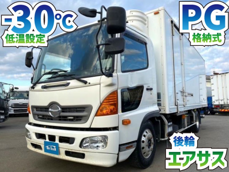 1526 TKG-FC7JJAG H29 日野 レンジャー 冷蔵冷凍車 格納式パワーゲート 後輪エアサス －30℃低温設定 4t 8t 中型 箱車