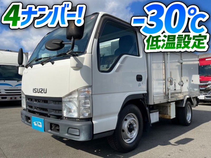 1603 BKG-NHR85AN H20 いすゞ エルフ 冷蔵冷凍車 4ナンバー -30℃低温設定 左サイド扉 10尺ボディ 菱重コールドチェーン MT車 1.5t 2t 小型