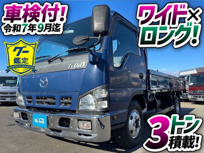 車検付 令和7年9月迄 マツダ タイタン 平ボディ いすゞ エルフ ワイド ロング 3トン積載 MT車 2t 3t 小型