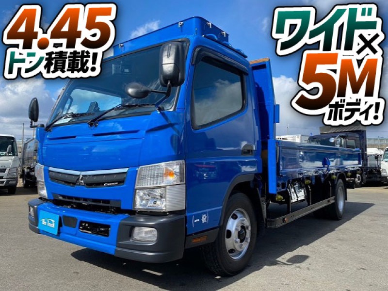 1652 2PG-FEB90 R2 三菱ふそう キャンター 平ボディ ワイド 超ロング 5Mボディ GVW8トン級 5速MT車 4.5t 8t 小型 中型 キャブオーバー