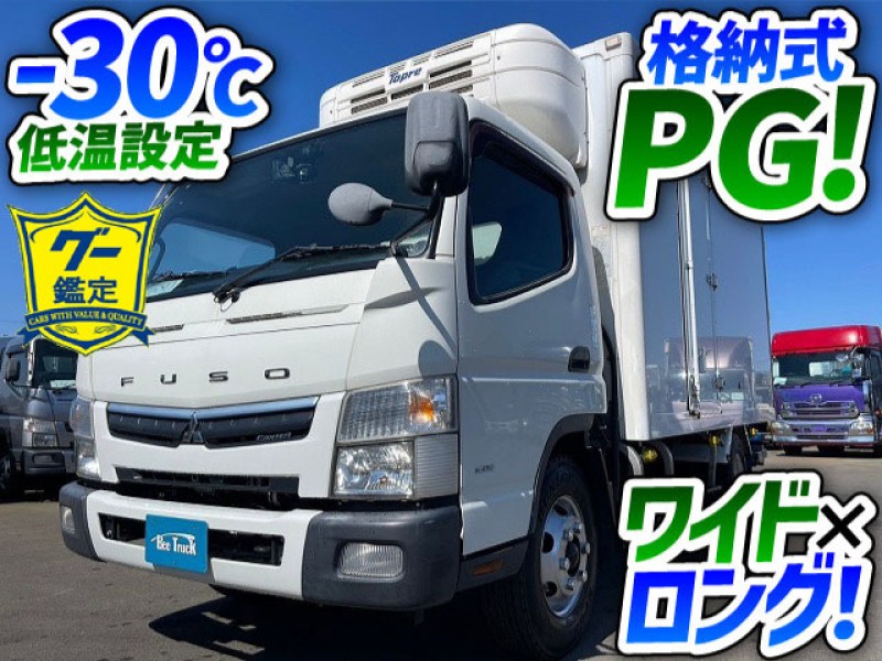 1680 TPG-FEB80 H30 三菱ふそう キャンター 冷蔵冷凍車 格納式パワーゲート -30℃低温設定 R404A ワイド ロング 東プレ 2t 3t 小型 バン 箱車