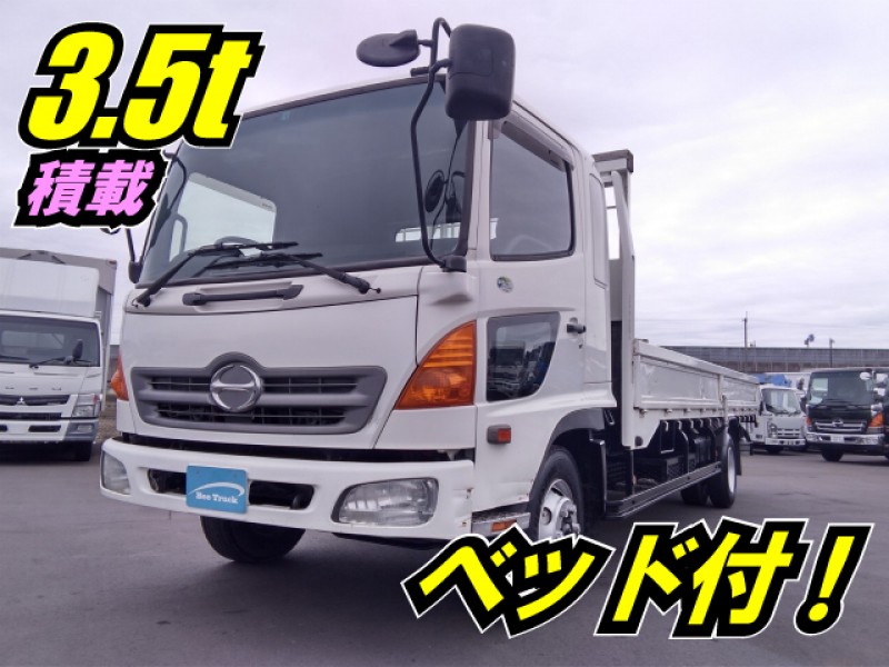 【車検付】H18 日野 レンジャー 3.5トン 6200ボディ ベッド付き