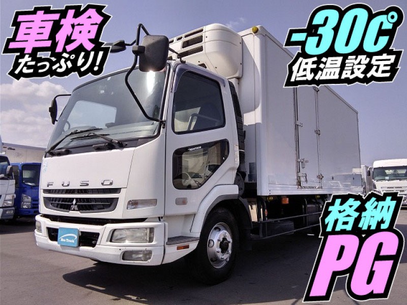 【車検付】三菱ふそう ファイター 格納PG -30℃低温設定 左サイドドア 3t積載