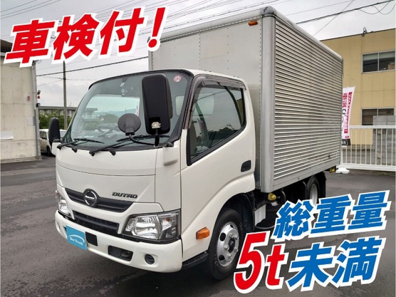 0054 H29 TKG-XZC605M 日野 デュトロ アルミバン 総重量5t未満 車検付 10尺ボディ AT車 オートマ車