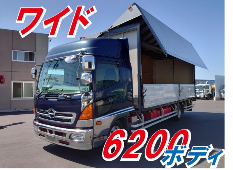 0006 H26 TKG-FD7JLAA 日野 レンジャー ウイング ハイルーフ ワイド 6200ボディ