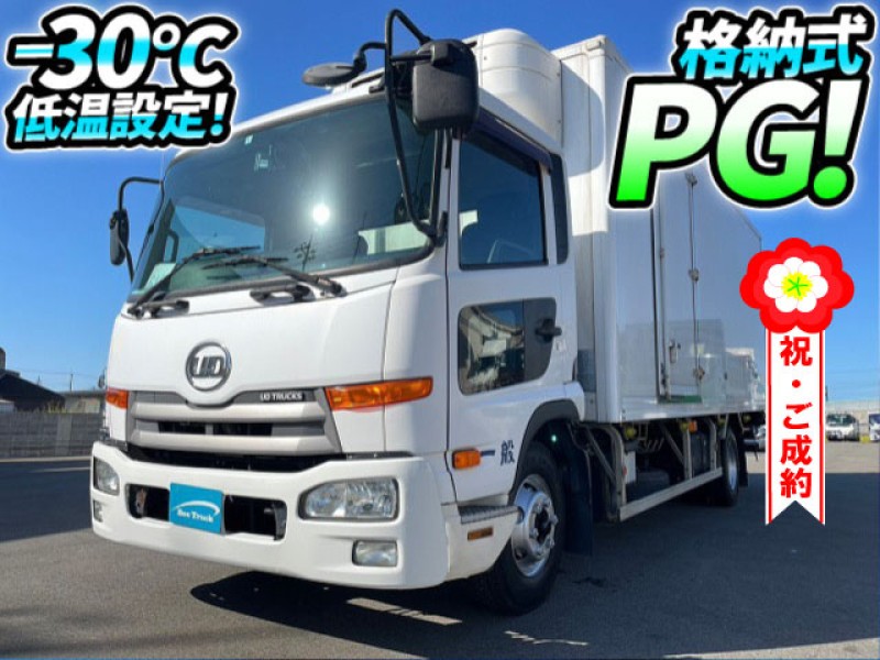 H25 UDトラックス コンドル 冷蔵冷凍車  東プレ -30℃低温設定 格納式パワーゲート 極東開発 4t 中型