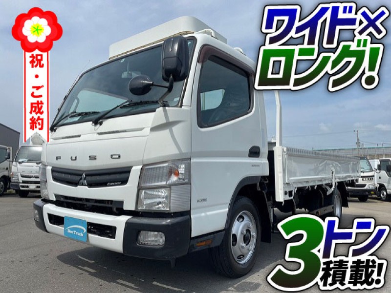 0762 車検付!! H24 TKG-FEB50 三菱ふそう キャンター 平ボディ ワイド ロング 2t 3t 小型