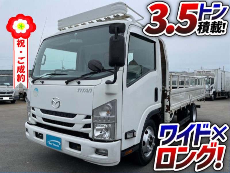 0859 ★★ H27 TPG-LPR85AR マツダ タイタン 平ボディ ワイド ロング 150馬力ターボ 3t 小型