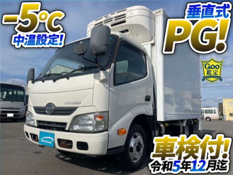 0880 《車検付》 H26 TKG-XZU605M 日野 デュトロ 冷蔵冷凍車 垂直式パワーゲート -5℃中温設定 ワンオーナー 東プレ 2t 小型