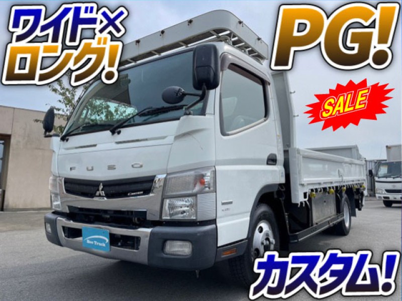 0894 ★SALE★ H23 SKG-FEB50 三菱ふそう キャンター 平ボディ パワーゲート ワイド ロング カスタム 新明和工業 2t 小型