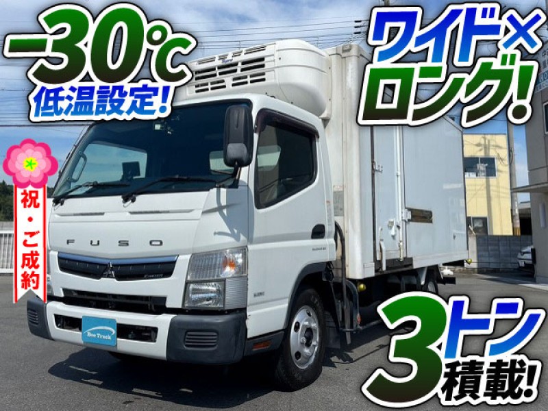 0956 H29 TPG-FEB50 三菱ふそう キャンター 冷蔵冷凍車 ワイド ロング -30℃低温設定 R404A サイド扉 東プレ 3t 小型